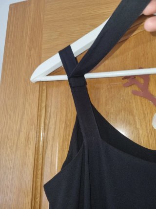 Vestido negro Superdry tirantes