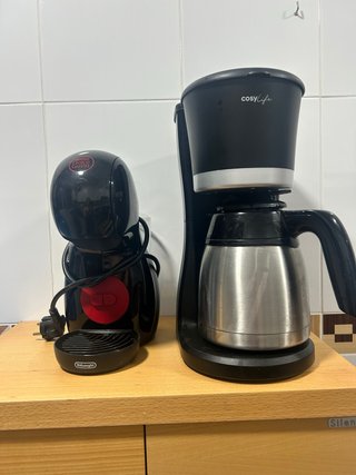 Cafetera Dolce Gusto y Cafetera Filtro