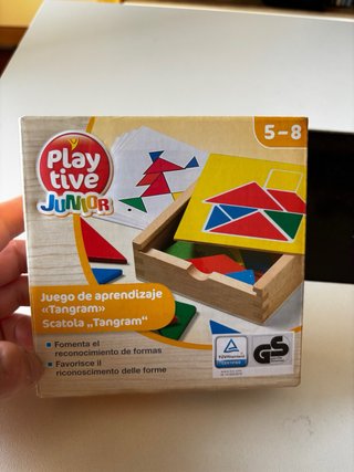 Juego Tangram Educativo Madera muy bueno