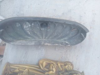 Virgen del Carmen Bronce arte funerario
