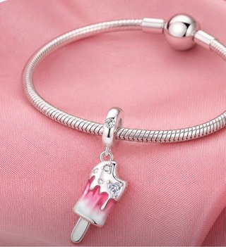 Charm Pandora Paleta Helado Corazón