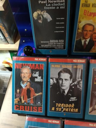 Lote 7 Películas VHS Paul Newman
