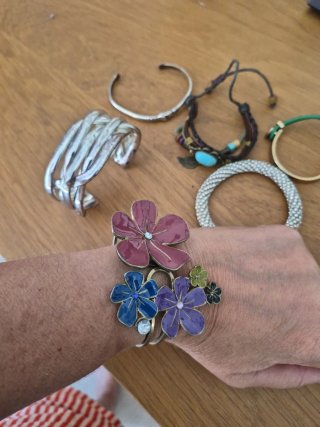 Lote 6 pulseras y brazaletes