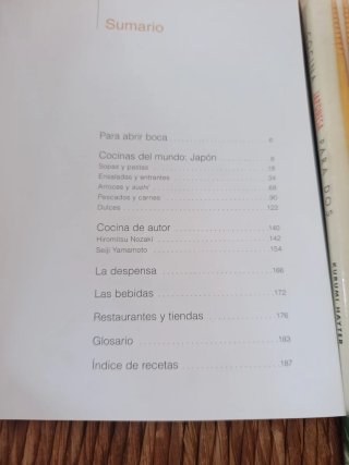 COCINA JAPONESA PARA DOS y Cocina del mundo: Japon