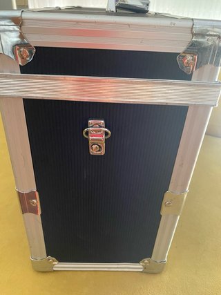 Maletín Peluquería/Maquillaje Negro y Plata