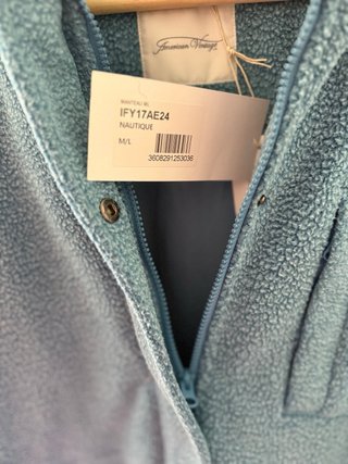 Abrigo Forro Polar Unisex American Vintage