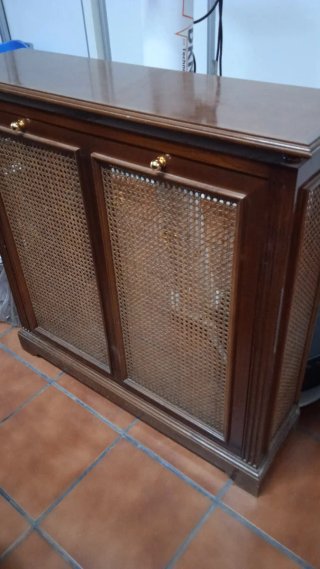 Cubre radiador madera y rejilla