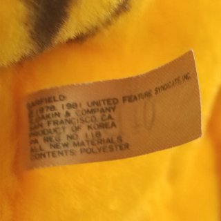 Peluche Garfield vintage 1981