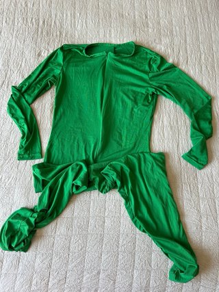 Mono Maillot Disfraz Verde Talla S