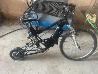 Bicicleta eléctrica modificada