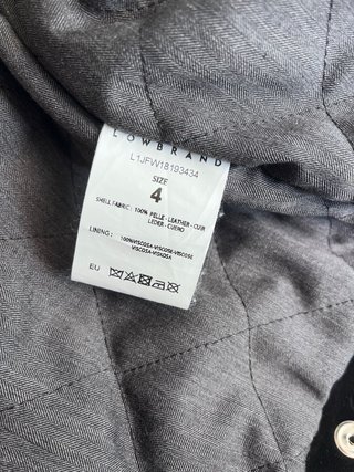 Chaqueta Piel 100 % Ante Negra Auténtica.