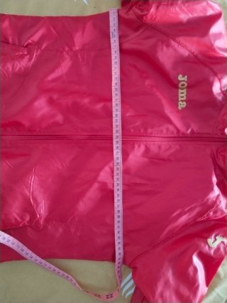 Chaqueta chubasquero Joma mujer roja