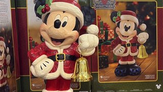 Figura Mickey Santa Madera Disney Traditions