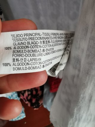 Chaqueta de algodón bordada