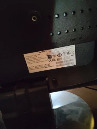 Monitor LCD Hanns.G HC174D 17 VGA Argento