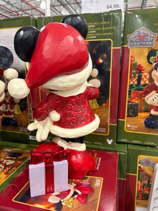 Figura Minnie Mouse Navidad con Campanas