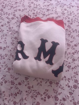 Sudadera GRmy blanca y roja
