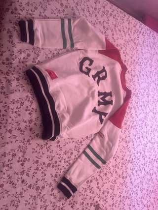 Sudadera GRmy blanca y roja
