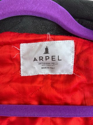 Chaqueta ARPEL de piel auténtica. Made in italy