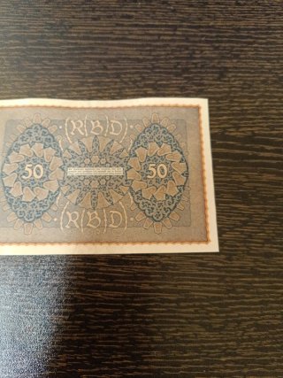 Billete 50 Marcos Alemania 1919 sin circular.