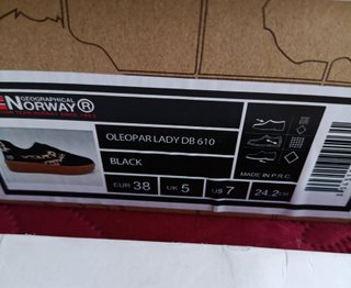 Zapatillas Geographical Norway 38 Negras de 89€
