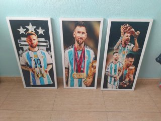 Cuadros de Messi (3 unidades)