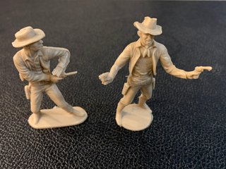 Lotto 4 Soldatini Cowboy Baravelli Vintage
