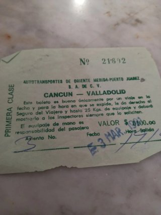 Tratta Cancun - Valladolid Vintage