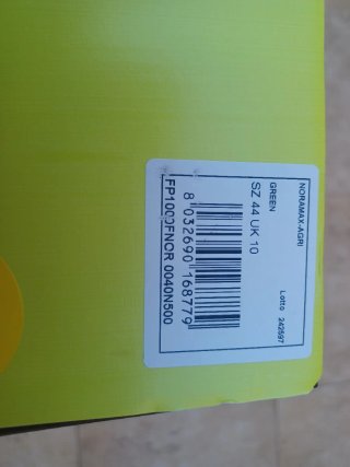 Botas de agua Nora Noramax Agri O4 Talla 44.Nuevas