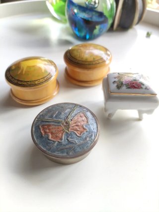 Conjunto de 4 cajitas decorativas