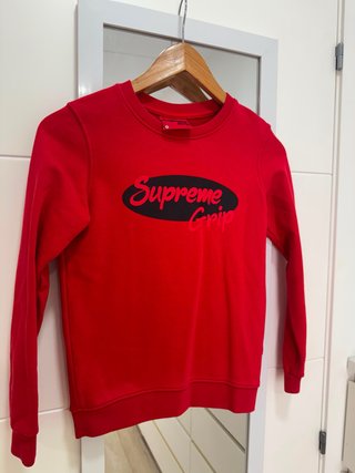 Sudadera Supreme Niño Roja