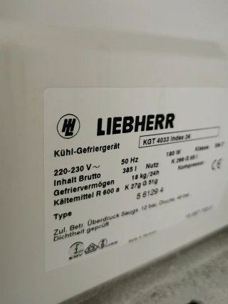 Nevera Combi Liebherr