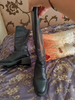 Botas altas de piel Latouche negras