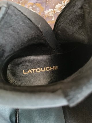 Botas altas de piel Latouche negras
