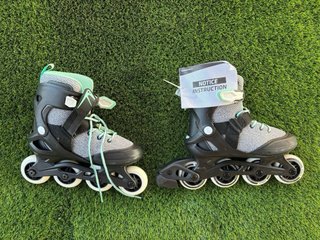 Patines Oxelo T38 más protecciones