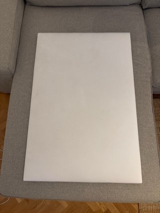 Cabecero polipiel blanco 80/90 cm