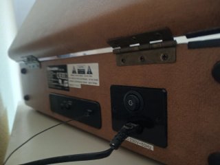 Tocadiscos Vintage Marrón