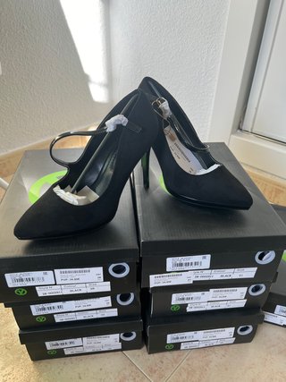 Zapato tacon color Negro T 36, 37, 38, 39 y 41