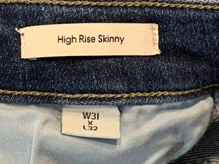 Calvin Klein Jeans High Rise Skinny W31 L32 /ES 40