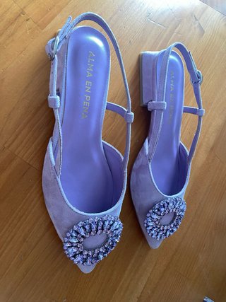Zapatos Destalonados Alma en Pena Morado