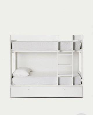 Litera nido blanca y rosa Kenay Home