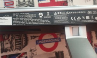 Monitor HP 27f para piezas (placa funciona)