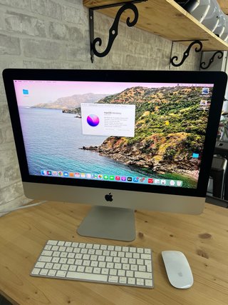 Imac Apple Plata y Blanco