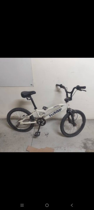 Bicicleta BMX Monty Jump Blanca