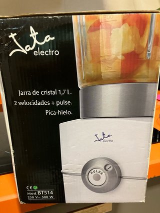 Batidora Jata 500W Jarra Cristal 1.7L