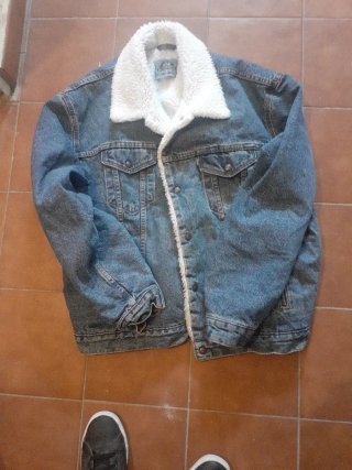 Chaqueta Levi's borrego azul