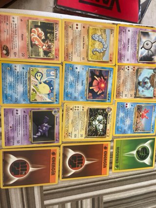 Lote Cartas Pokémon Antiguas Base Set Neo