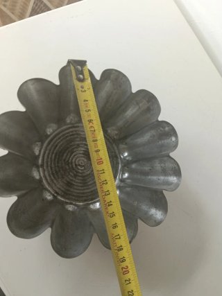 Molde Repostería Vintage Flor Metal