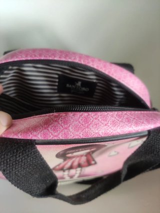 Bolso neceser Gorjuss Santoro rosa