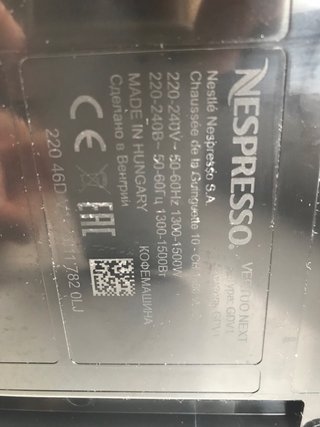 Macchina da caffè Nespresso Vertuo Next